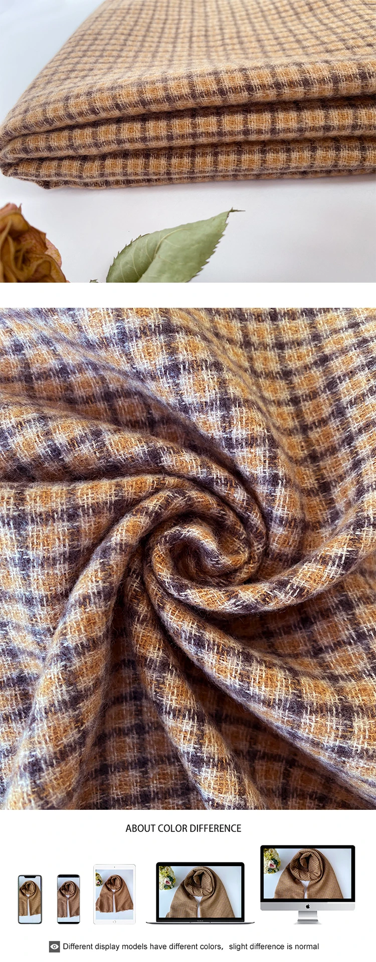 S4e671c714ca74b8caca0e2f24193a194g Winter Preppy Vintage Scarf Women Men Imitation Cashmere Plaid Scarves Warm Hijab Mujer Bufandas Stoles Wrap Shawl Mallzona