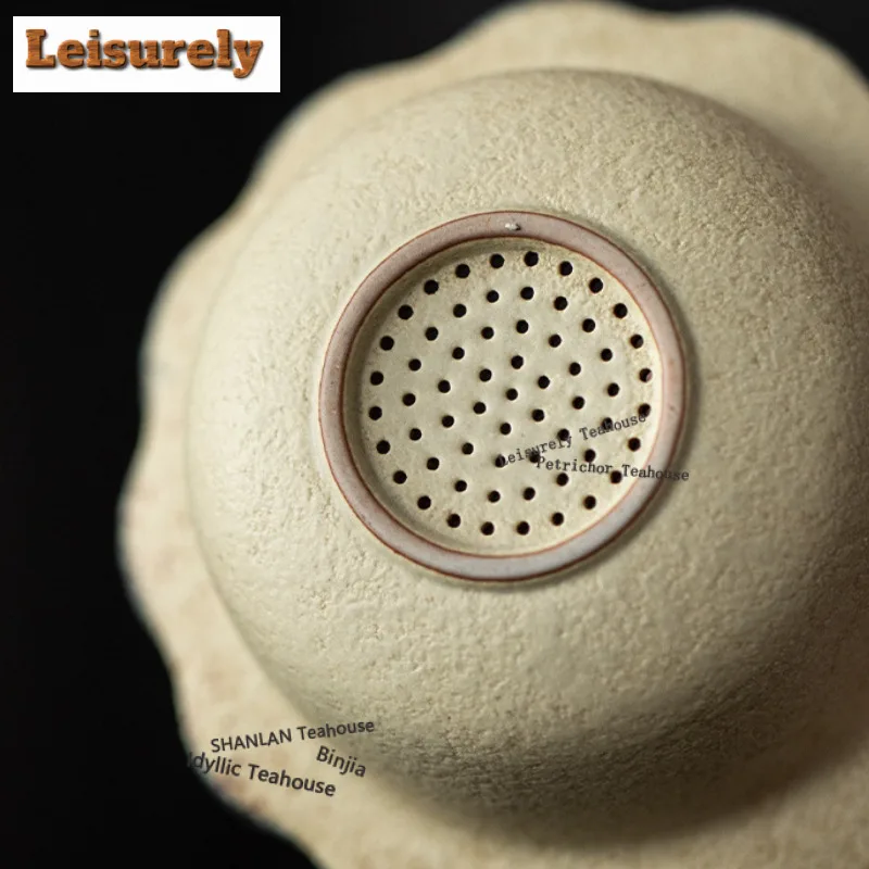 180ML Firestone Red Panda Bamboo Filter Tea Separator Cup Zen Tea Mug with Infuser Household Tea Maker Office Water Cup Craft