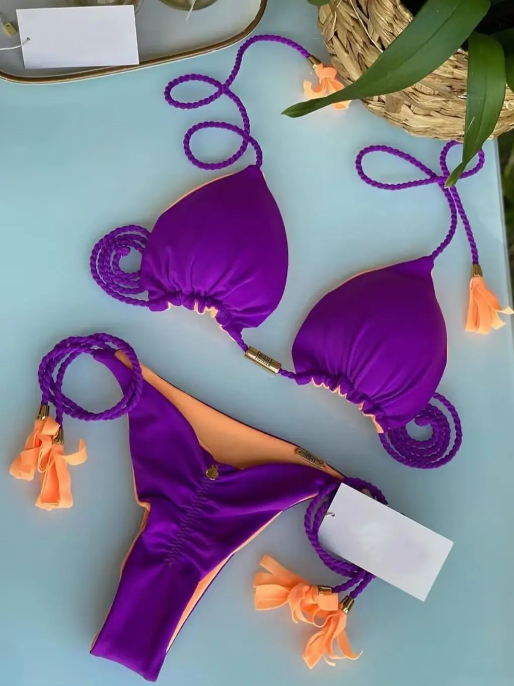 

Новинка 20232, купальник, сексуальные бикини, комплект бикини с принтом, пляжная одежда, микро стринги, бандажные купальные костюмы, бикини