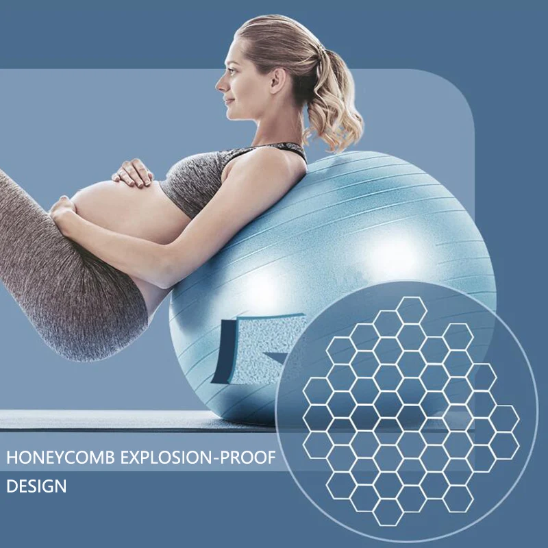 75cm Explosion-proof Gym Balls Fitness Yoga Massage Fitball Sport Exercise Pilates Equipment Balance Ball Gymnastics Equipment