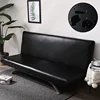 Pu Leather Sofa Bed Cover Without Armrest Slipcover Elastic Anti-dirty Folding All-inclusive Couch Cover Pet Furniture Protector 3