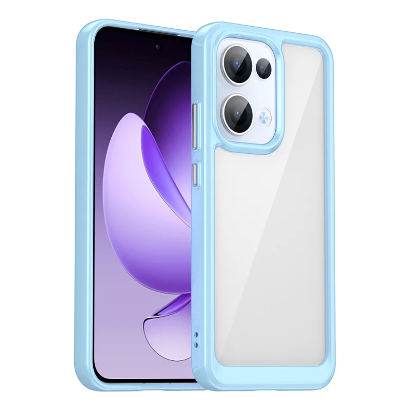Transparent Colorful TPU Protective Phone Case Cover