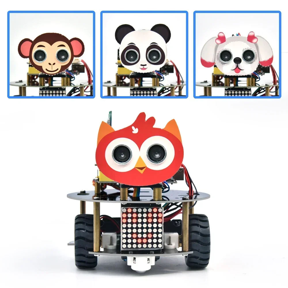 Keyestudio DIY Multifunction Smart Little Turtle Robot Car V3.0 for Arduino Robot STEM Kids Toy Programable Kit Toys