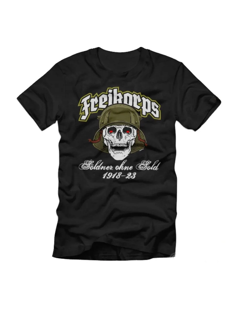 Freikorps S&ouml;ldner Ohne Sold Frei Corps M16 Deutschland Soldat T-Shirt. Summer Cotton Short Sleeve O-Neck Mens T Shirt New S-3XL