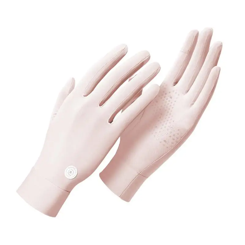 

UV Gloves Ice Feeling Thin UPF 50 Breathable Sunscreen Gloves Sunscreen Gloves Thin Gloves For Driving Riding Hiking Paddling