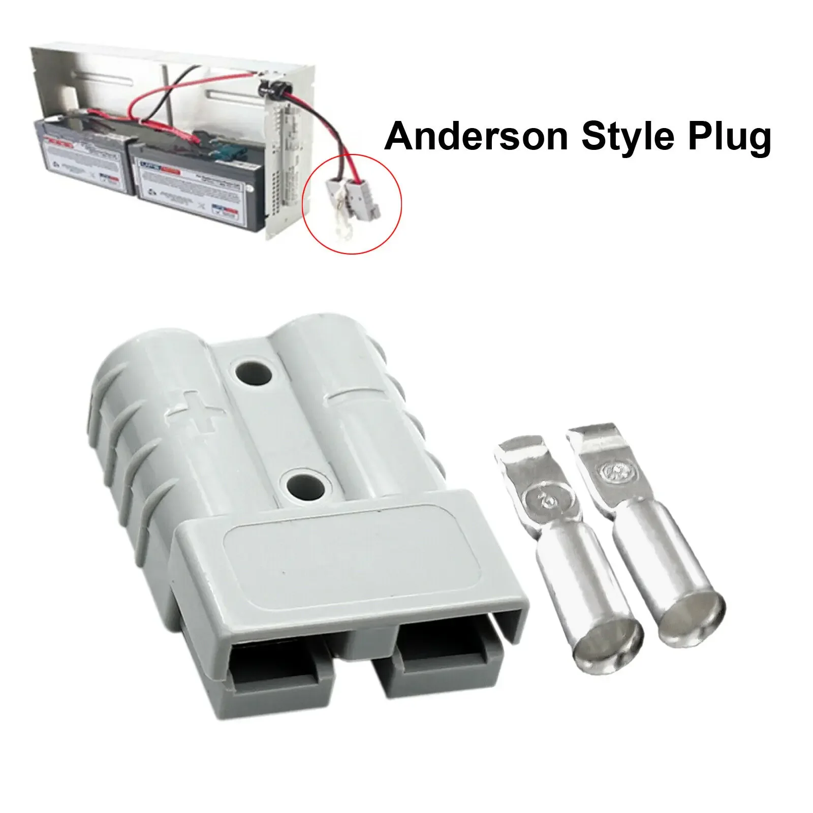 5/10pcs 50A/120A/175A/350A Anderson Style Plug Connectors 12-24V DC Power Tool Power Charger Battery Electronic Accessories