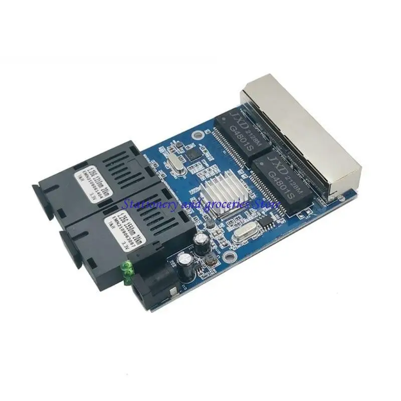 파이버 스위처 4 RJ45 UTP 4 RJ45 2G4E 기가비트 파이버 광학 미디어..