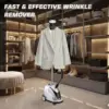 Steamer for Clothes, 1500W Powerful Standing Garment Steamer with Roll Wheels, 2.4L Water Tank for 90 Mins Continuous St 6
