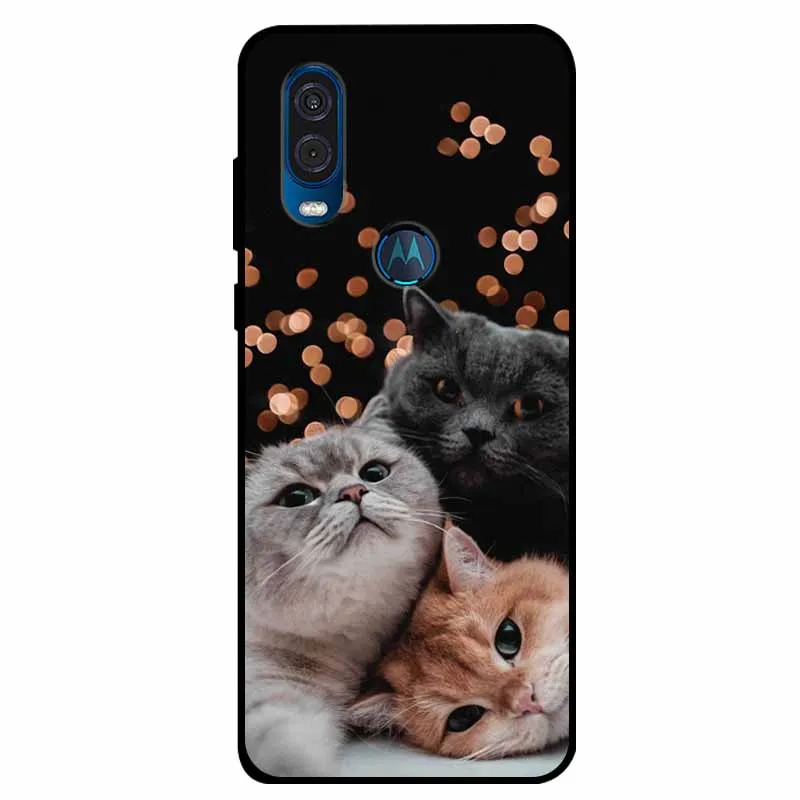 Stylish Black Silicone Phone Case with TPU Bumper