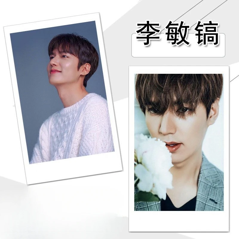 Lee Minho Magazine Cover HD Poster Lomo Cards Li Minhao Lifestyle Photo Pictures Pai Li De Meal Bus Card Decor Sticker 100PC