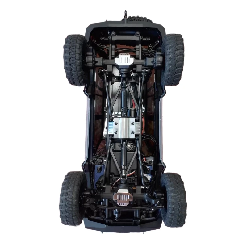 Metall-Chassis-Schutzplatte, Modifikationszubehör, geeignet für FMS 1/18 FCX8 LC80 FCX24 RC Off-Road-Fahrzeug-Modifikationsteile – Detail 2