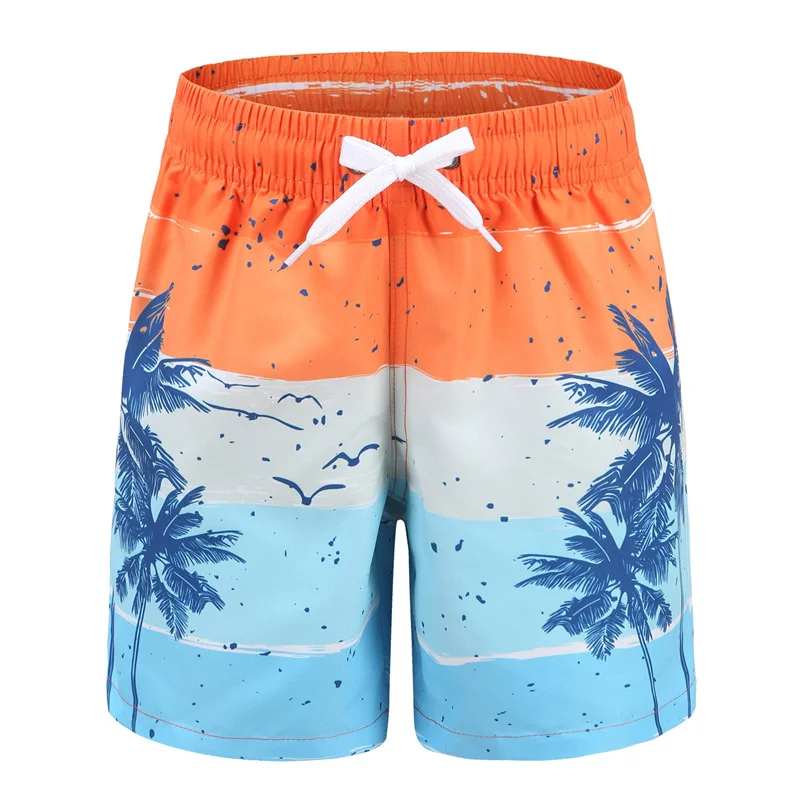 

3D Print Plants Hawaiian Beach Shorts Men Summer Vacation Swim Trunks Boys Quick Dry Surf Board Shorts Oversized Street Shorts