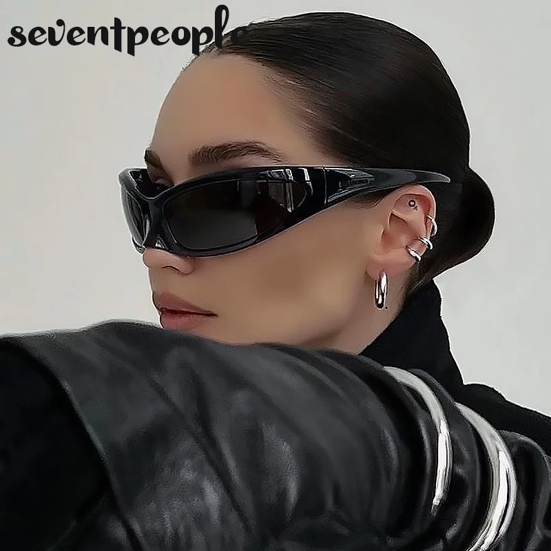 Y2k Sunglasses Retro Bat Small Frame Glasses For Women And Men_voghion.com