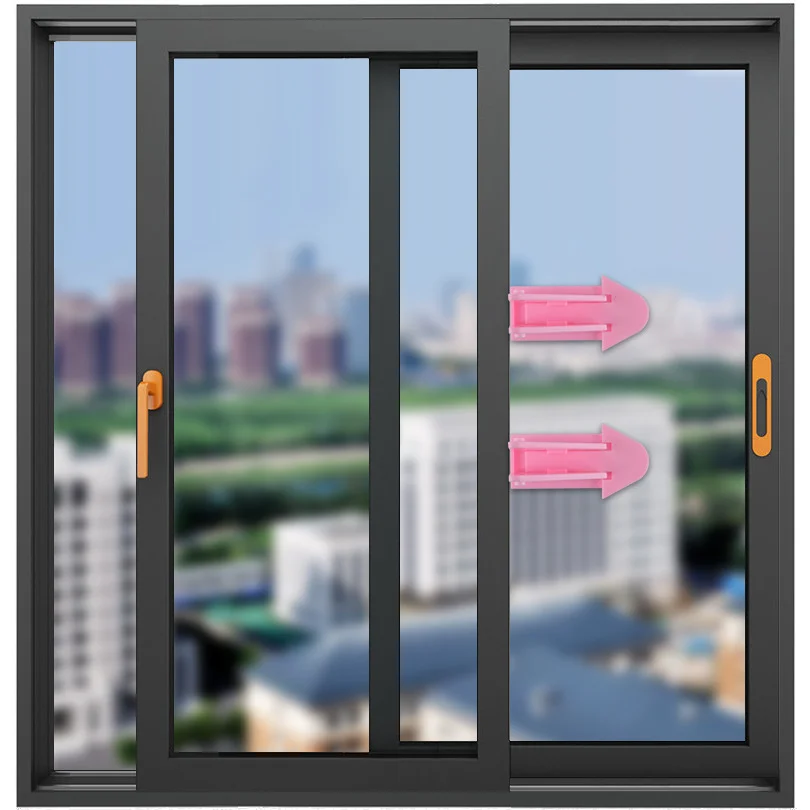 Sliding Door Sliding Window Lock Anti-Falling Child Baby Safety Lock Door Wardrobe Latch