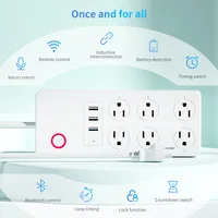 Tuya US Power Strip with Power Monitor Wifi Smart Plug Electrical Sockets USB Ports Extension Cable Works with Alexa Smart Life - Image 6
