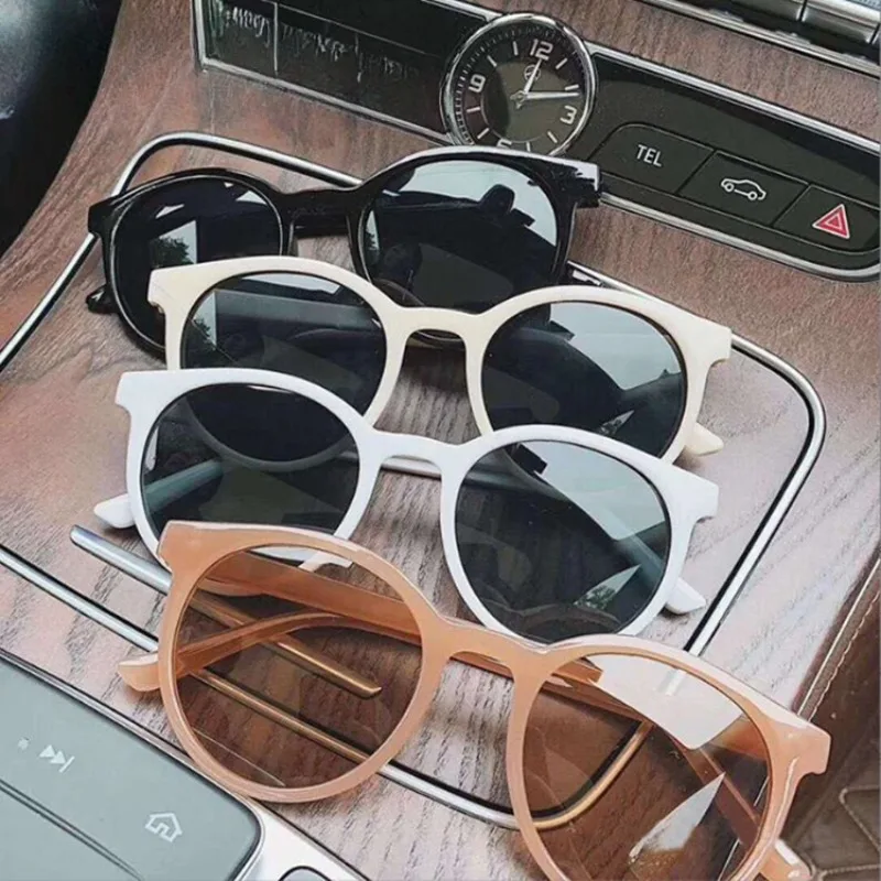 2025 Trendy Small Round Sunglasses for Women - Vintage Retro Driving Glasses, Fashion Female Sun Eyewear очки