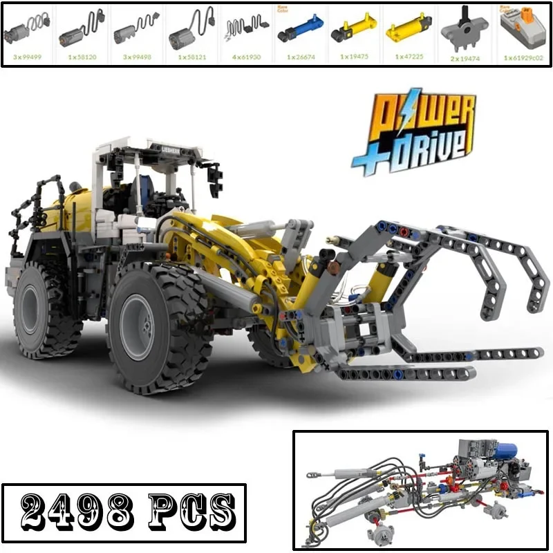 

NEW MOC L580 XPower wheel loader The Ultimate Loader RC Engineering Vehicle Building Blocks Bricks Kit Kids Toys Birthday Gifts
