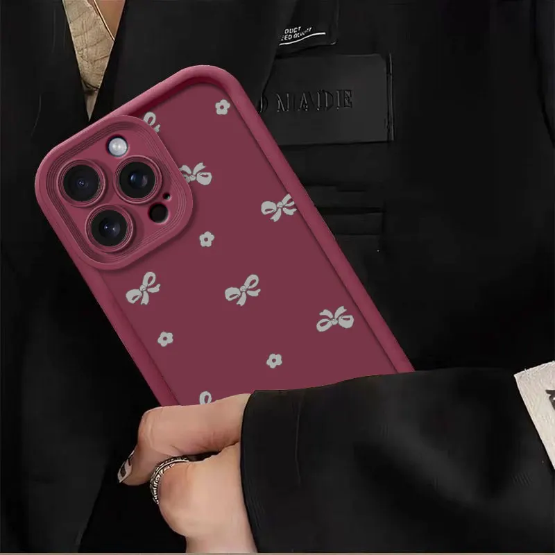 Silicone Soft Angel Eye Protection Shockproof Phone Case - Elegant Back Cover