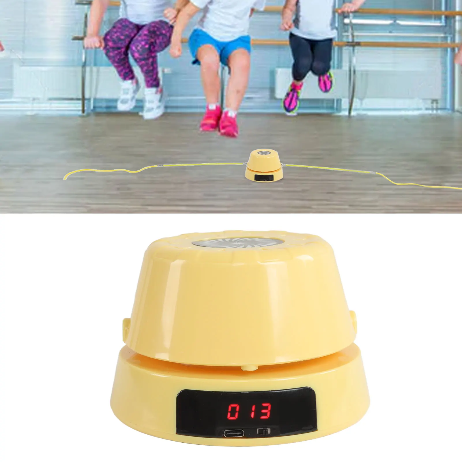 Jump Rope Intelligent Skipping Machine Smart Jump Machine Safety Automatic Intelligent Count Electric for Children