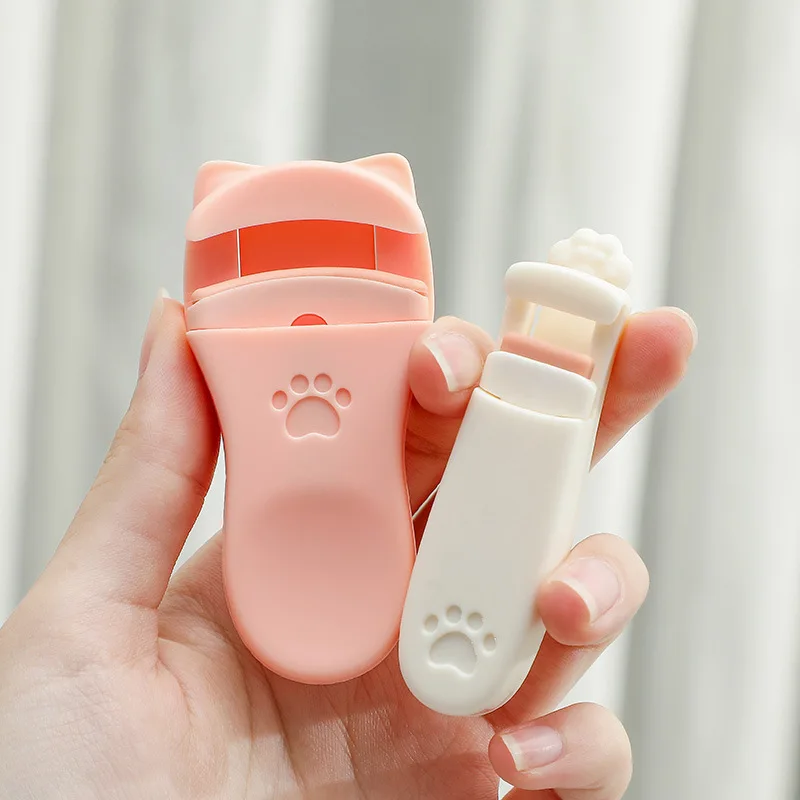 Professional Mini Eyelash Curler Portable Eye Lashes Curling Clips 1/2pcs