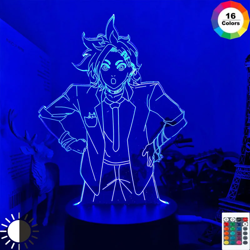 

Anime Led Light Your Turn To Die Joe Tazuna Nightlight for Bedroom Decor Manga Birthday Gift Room Led 3d Lamp Death Game