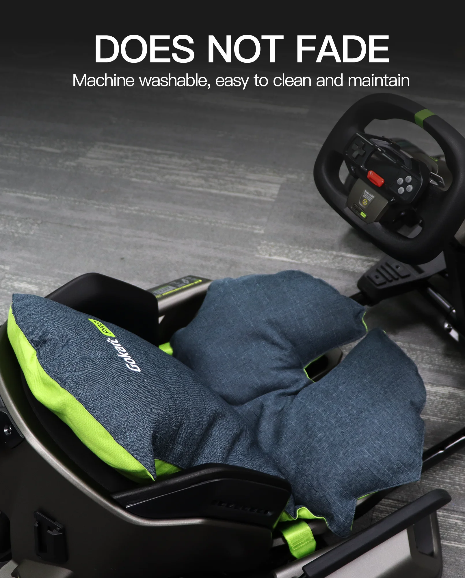 Gokart Rückenlehne Sitzkissen für Ninebot by Segway GoKart Pro Gokart und Gokart Kit Komfortable Rückenlehne Weiches Kissen Gokart Zubehör – Detail 5