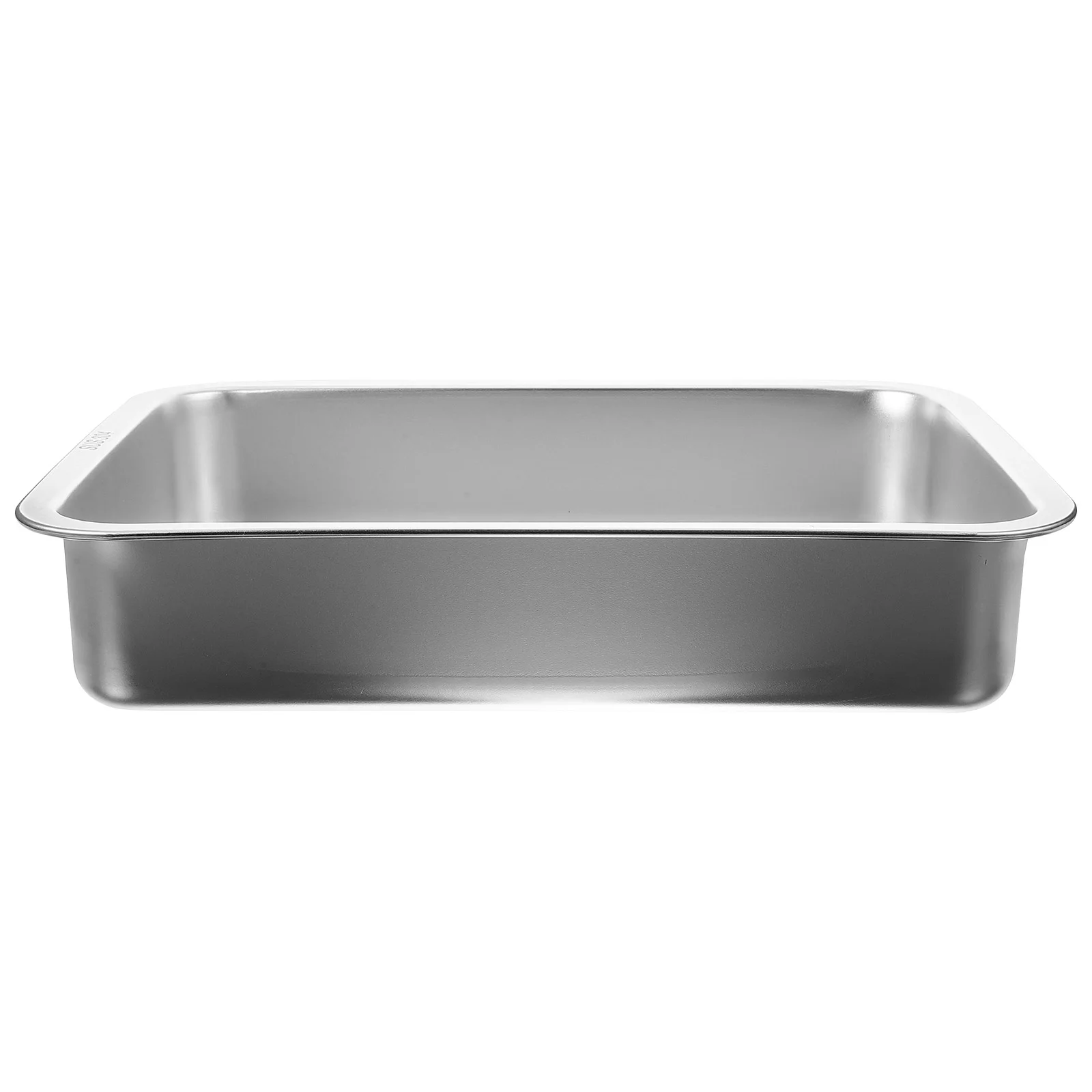 

Pet Stainless Steel Cat Litter Box Decorative Boxes for Cats Kitten Toilet Crate