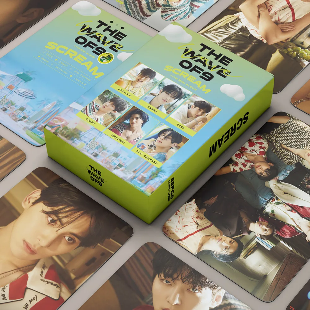 

55 шт./компл. Kpop SF9 The Wave of9 альбом LOMO хорошего качества SF9 фотокарты для коллекции фанатов