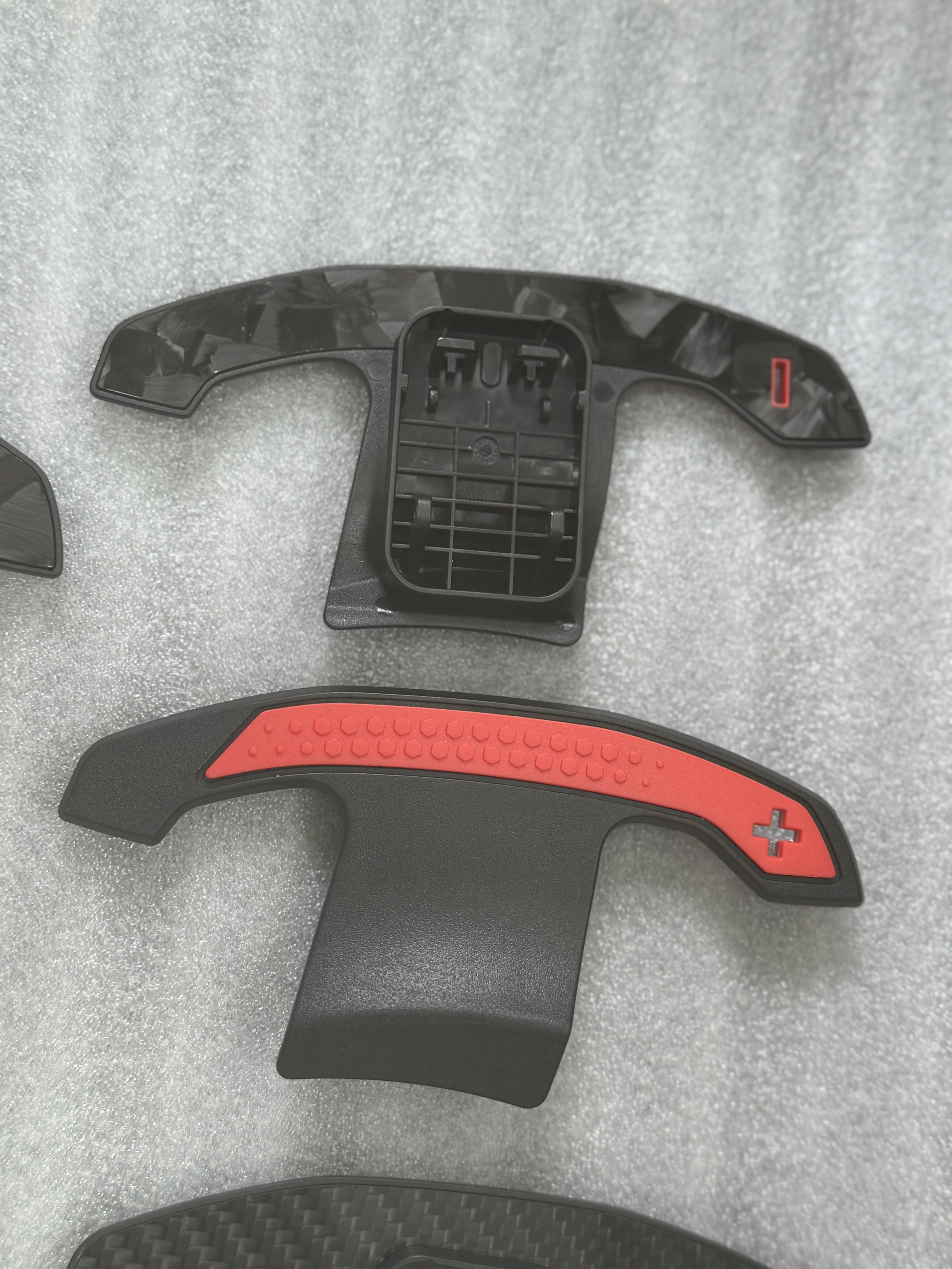 Carbon Fiber Steering Wheel Paddle Shifter Extension Trim Cover