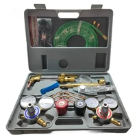 American Type Oxygen Acetylene Gas Pressure Regulator Heating Torch Copper Welding Cutting  Kit 1
