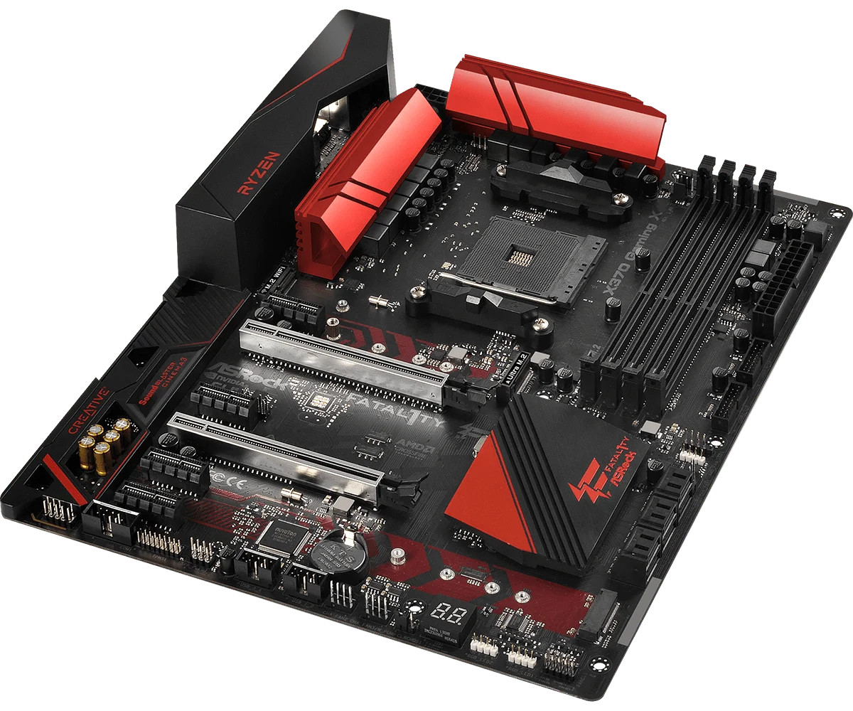 マザーボード X370 Fatal1ty +Ryzen5 1600 +32GB DDR4 ASRock