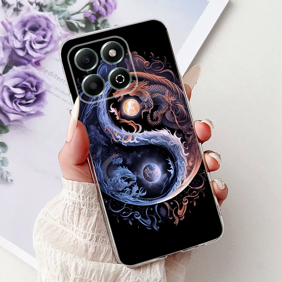 Colorful Flowers Painted Soft Silicone Case