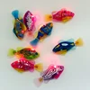 Electronic Fish Baby Summer Bath Toy Pet Cat Toys Swimming Robot Fish With LED Light Water Swim Pool Bathtub Toys Christmas Gift 2