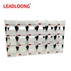 LEADLOONG Transparent Parts Bin 6/24pcs 13.5x10.5x7.6cm/5x4*3inch Classified Storage Box In Maintenance Workshop Garage Tool Bin 1