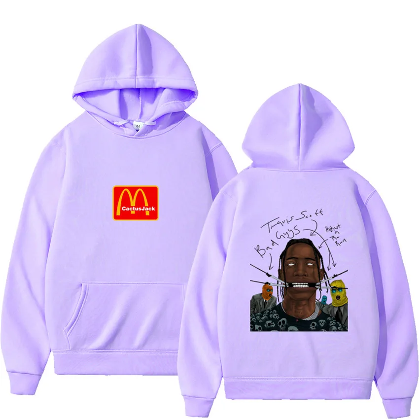 Модные мужские женские толстовки хип-хоп Трэвис Скоттс кактус Джек астромир
