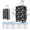 Gothic Suitcase Cover bats Travel Protector Vacation Fun Luggage Case 6