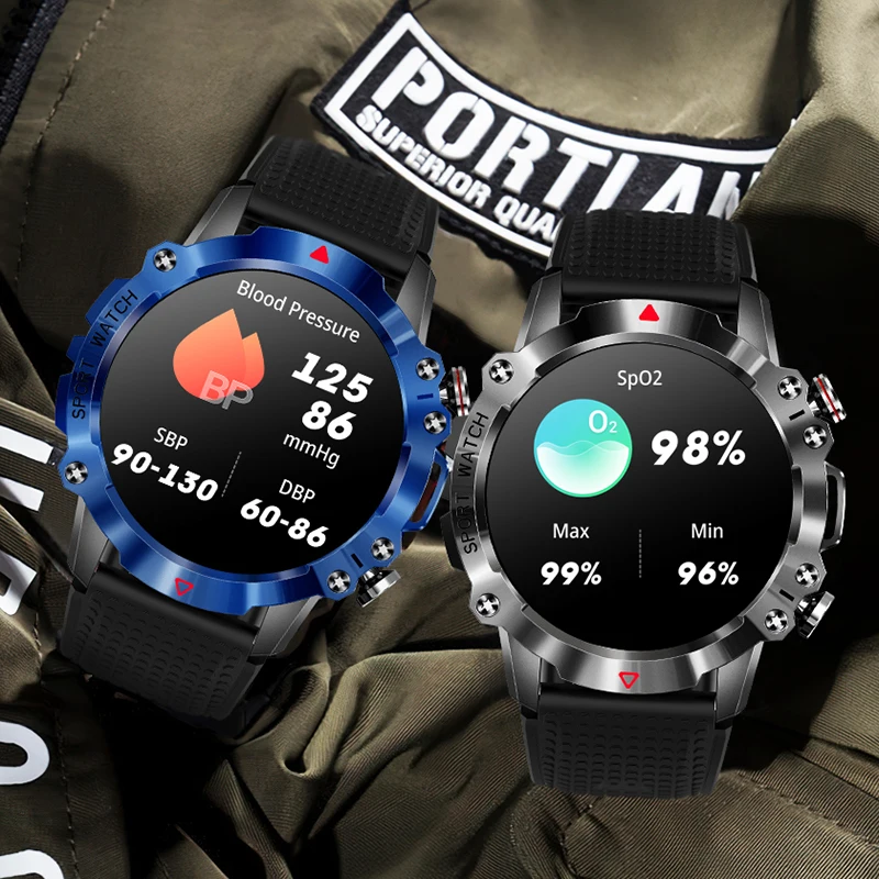 SACOSDING ο Rugged  Ʈ ġ  ƮϽ  ð    ȭ Smartwatch ȵ̵ ios