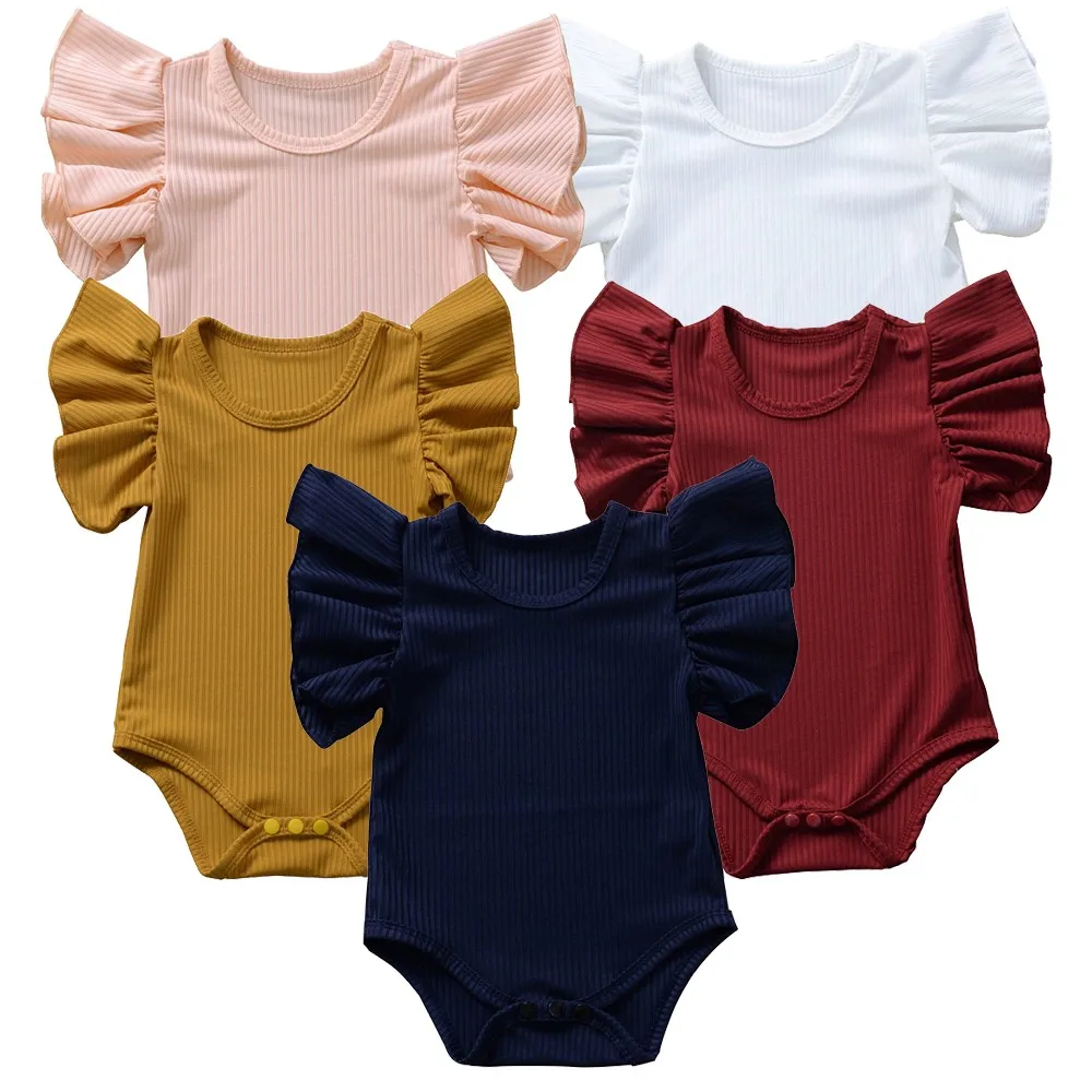 NewBornBabyGirlClothesSummerShortSleevedTriangleBagFartTwin