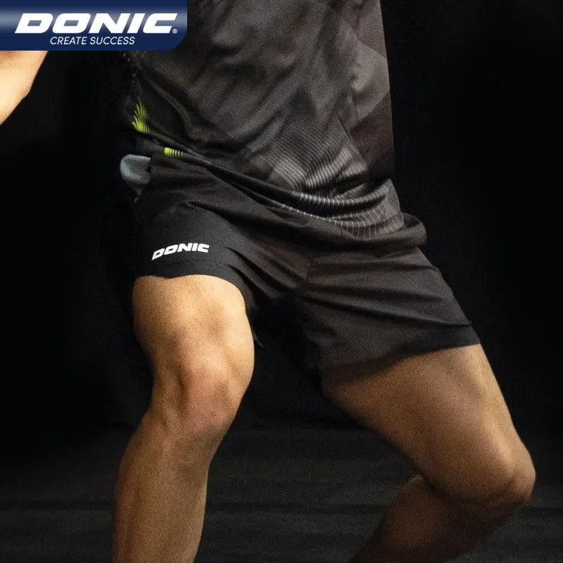 Table Tennis Shorts DONIC Competition Training Suit All Silk Four Sided Elastic