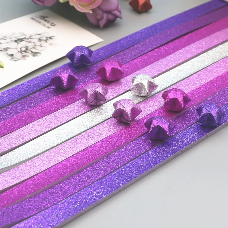100/140pcs mixed Color Mixing Set Star Papers Lucky Star Origami Paper Strips DIY Handmade Orgami Paper Craft Paper 