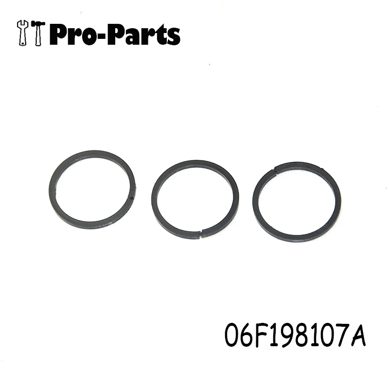 Camshaft Adjuster Oil Control Seal Rings 3PCS Black Rubber Engines For VW Audi
