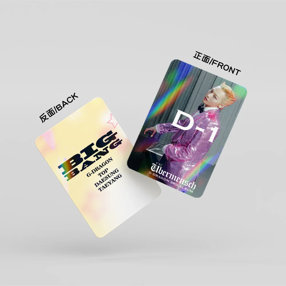 30Pcs/Set BIGBANG Idol New Series HD Printd Photocards GD TAEYANG