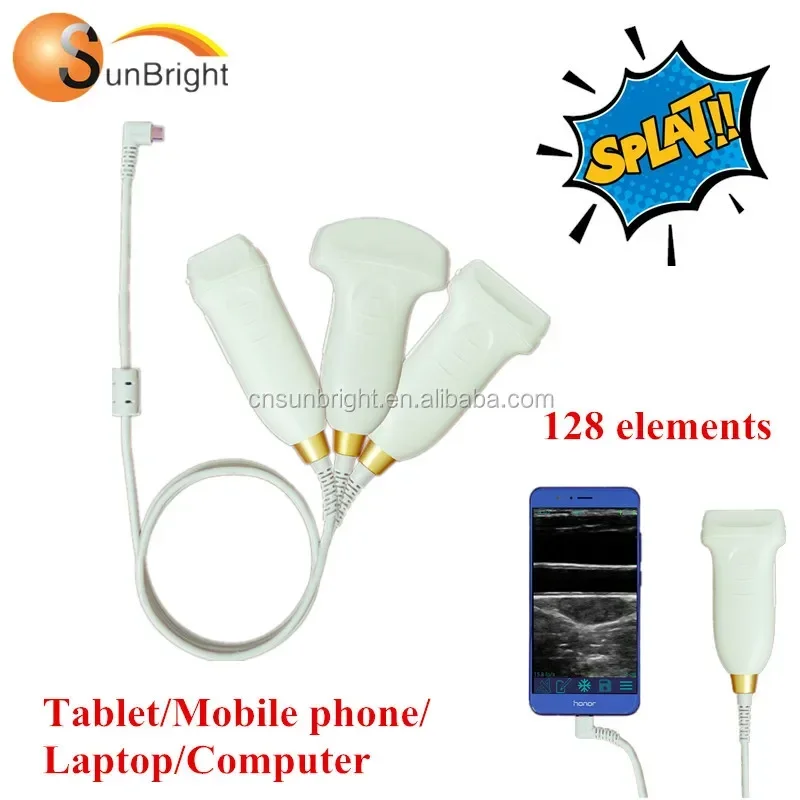 Portable 7.5Mhz USB linear probe ultrasound transducer best price USB ultrasound probe