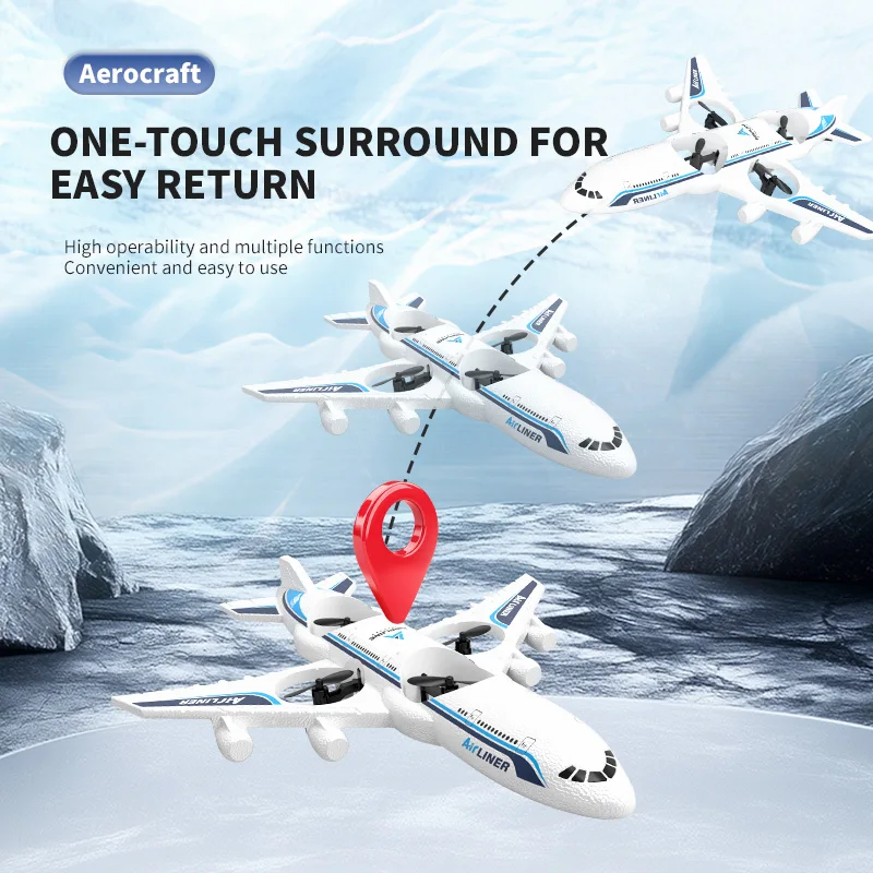 Foam RC Plane Drone Toy with 2.4G Remote Control