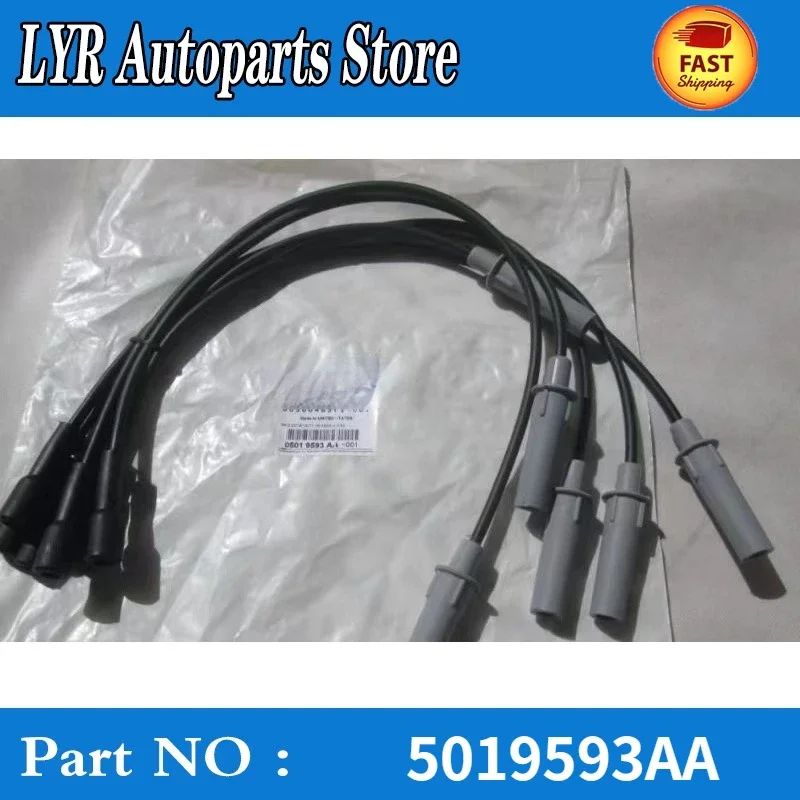 6X Spark Plug Wires for Dodge Grand Caravan 3.3L/ 3.8L Chrysler 3.8L 5019593AA car Accessories ignition cable set