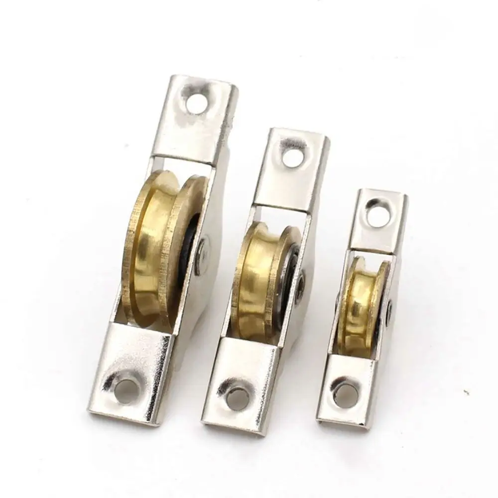 Sliding Door Rollers Sliding Door Bottom Pulley Metal Barn Door Rollers Sliding Track Wheel Windows Accessories Home Hardware