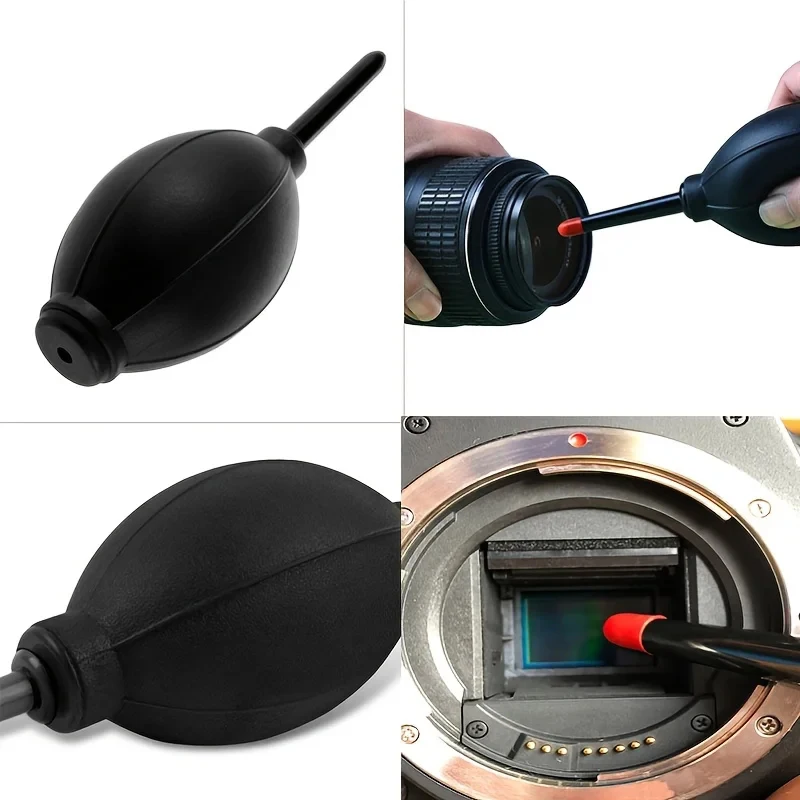 6 in 1 Lens Cleaning Pen with Soft Brush Double-Sided Carbon Head for DSLR Camera Lens Optical Lens Glasses PS5 Headset Cleaning