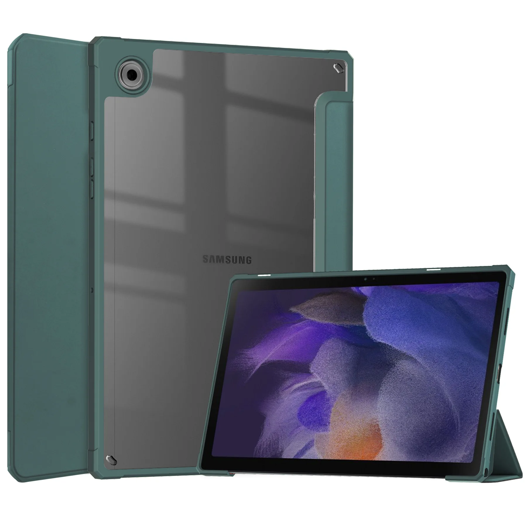 

Case for Samsung Galaxy Tab A8 10.5 " 2021 Smart Transparent Back Cover for Galaxy Tab A8 SM-X200 X205 Auto Wake up Funda Capa