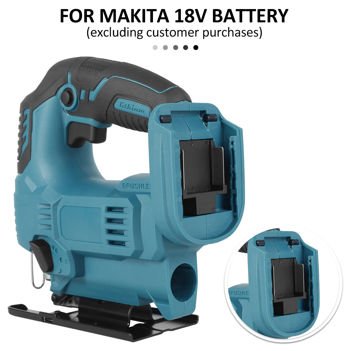 Multi-Function Cordless Jigsaw Electric Jig Saw Woodworking Power Tool  Adjustable For Makita 18V Battery M7G8 - AliExpress