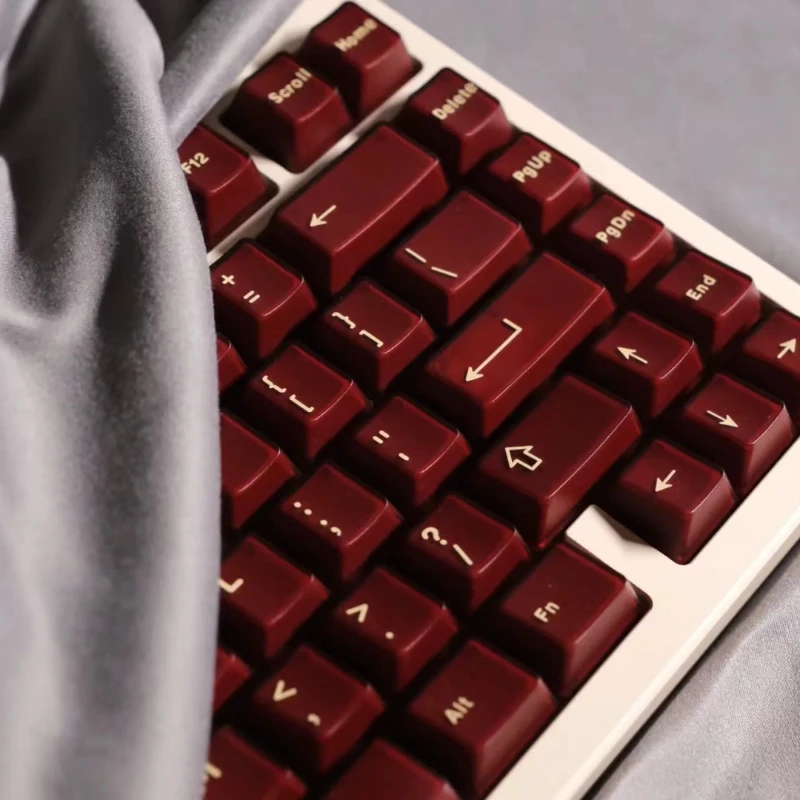 Echome-romã Keyboard Cap Grupo Tema Wine Abs Dupla Camada Translúcido Perfil Cereja Keycap para Teclado Mecânico - Imagem 4